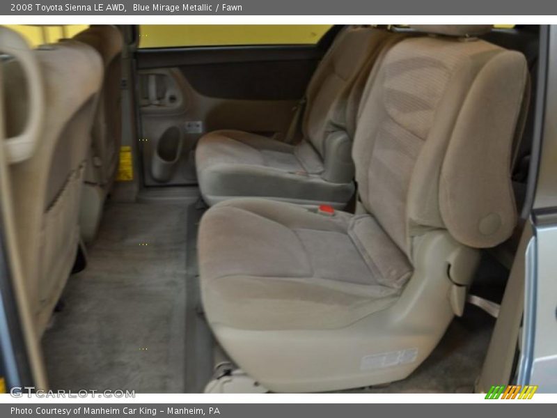 Blue Mirage Metallic / Fawn 2008 Toyota Sienna LE AWD