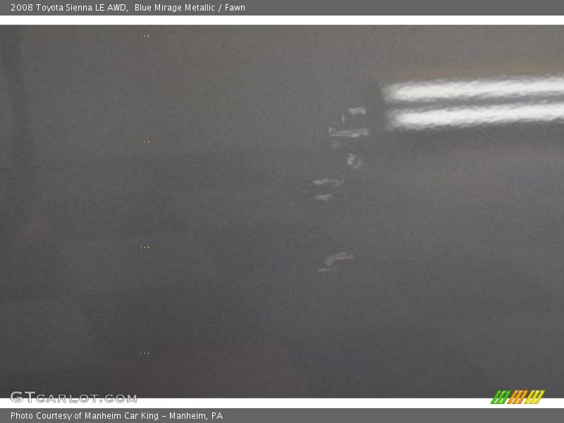 Blue Mirage Metallic / Fawn 2008 Toyota Sienna LE AWD