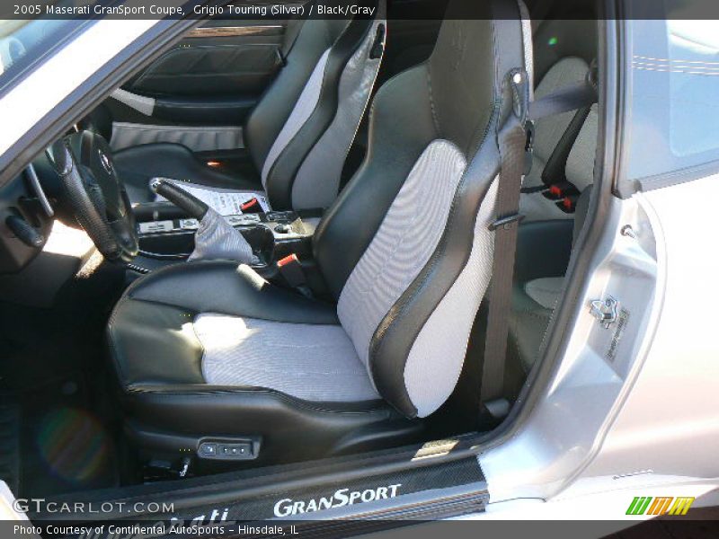 Grigio Touring (Silver) / Black/Gray 2005 Maserati GranSport Coupe
