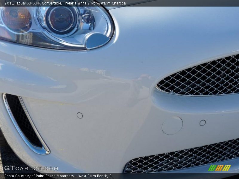 Polaris White / Ivory/Warm Charcoal 2011 Jaguar XK XKR Convertible
