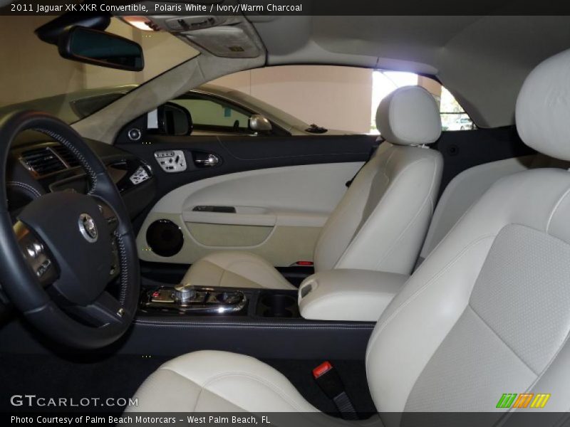  2011 XK XKR Convertible Ivory/Warm Charcoal Interior