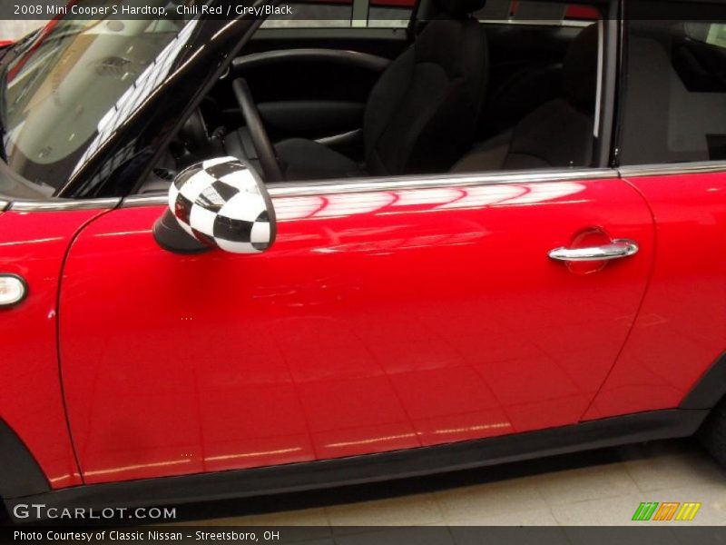 Chili Red / Grey/Black 2008 Mini Cooper S Hardtop