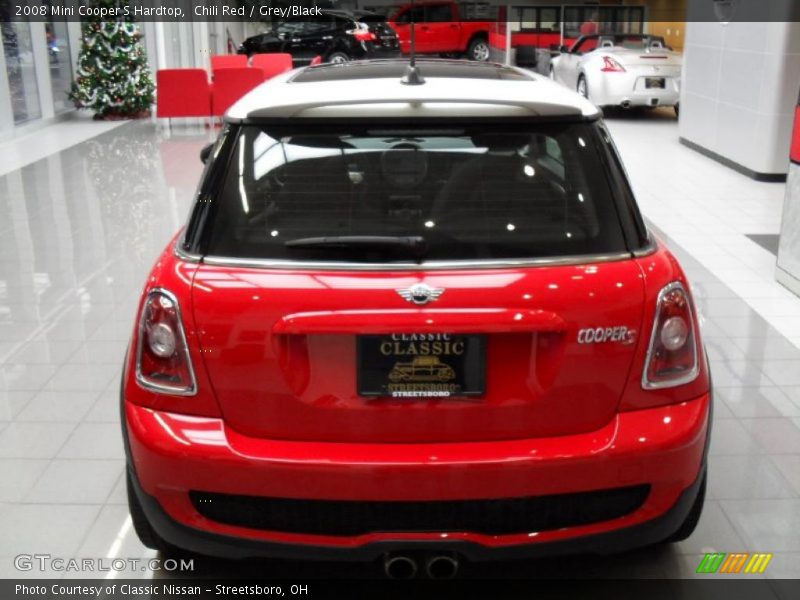 Chili Red / Grey/Black 2008 Mini Cooper S Hardtop