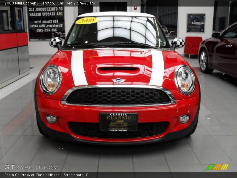 Chili Red / Grey/Black 2008 Mini Cooper S Hardtop