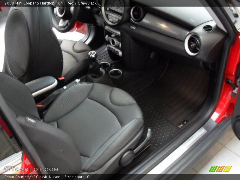 Chili Red / Grey/Black 2008 Mini Cooper S Hardtop
