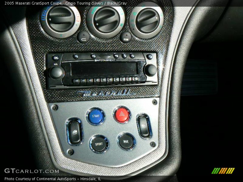 Grigio Touring (Silver) / Black/Gray 2005 Maserati GranSport Coupe