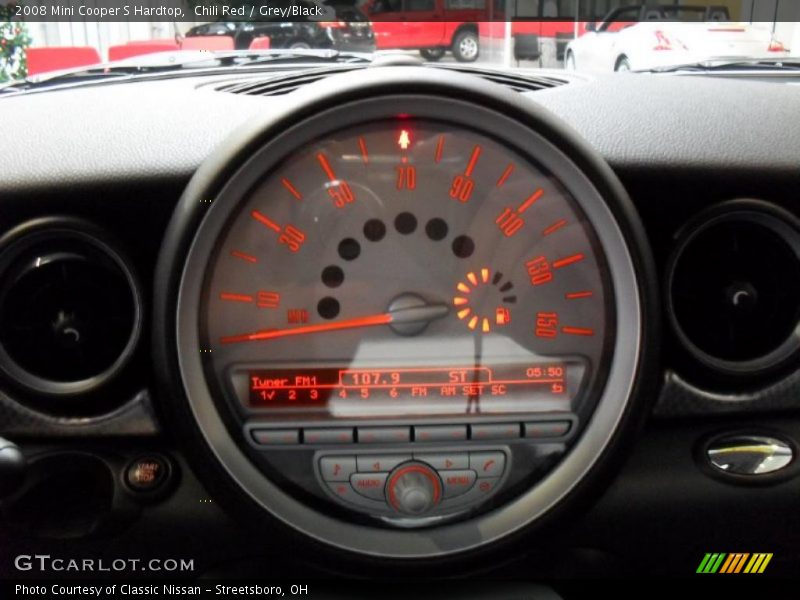 Chili Red / Grey/Black 2008 Mini Cooper S Hardtop