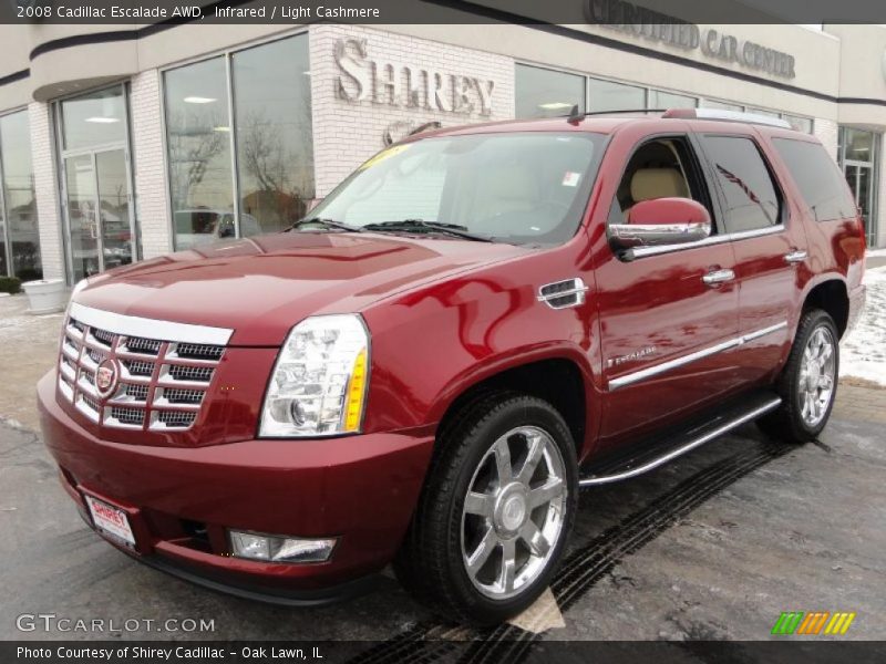 Infrared / Light Cashmere 2008 Cadillac Escalade AWD