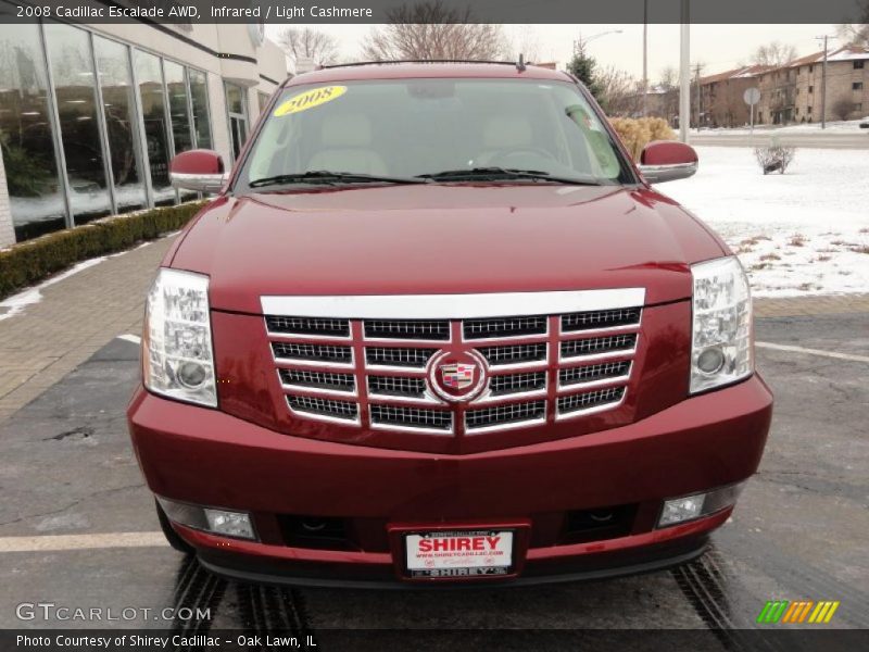 Infrared / Light Cashmere 2008 Cadillac Escalade AWD