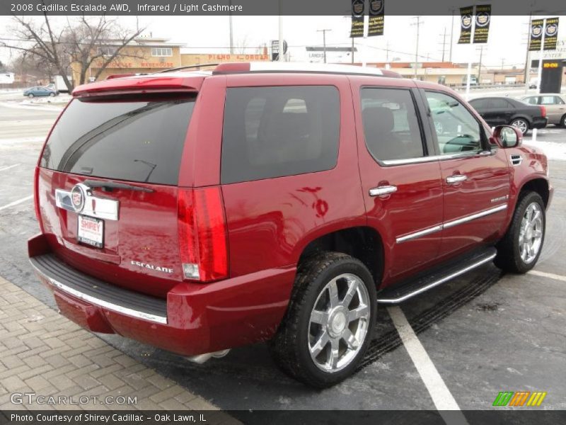 Infrared / Light Cashmere 2008 Cadillac Escalade AWD