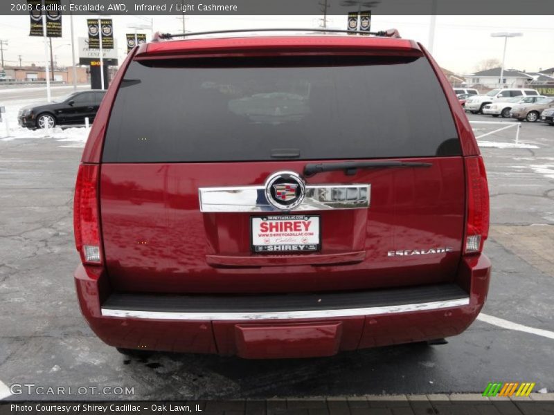 Infrared / Light Cashmere 2008 Cadillac Escalade AWD