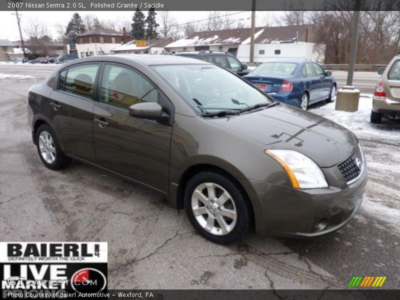 Polished Granite / Saddle 2007 Nissan Sentra 2.0 SL