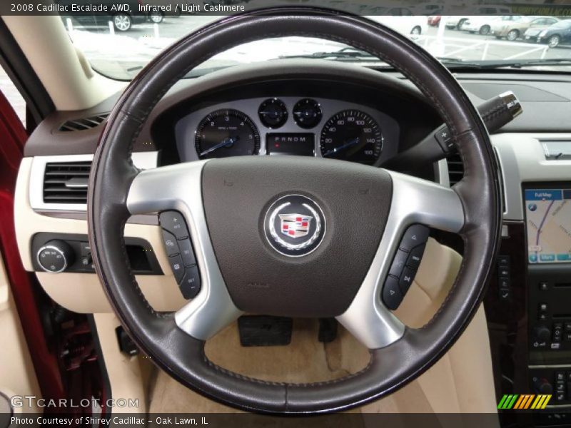 Infrared / Light Cashmere 2008 Cadillac Escalade AWD