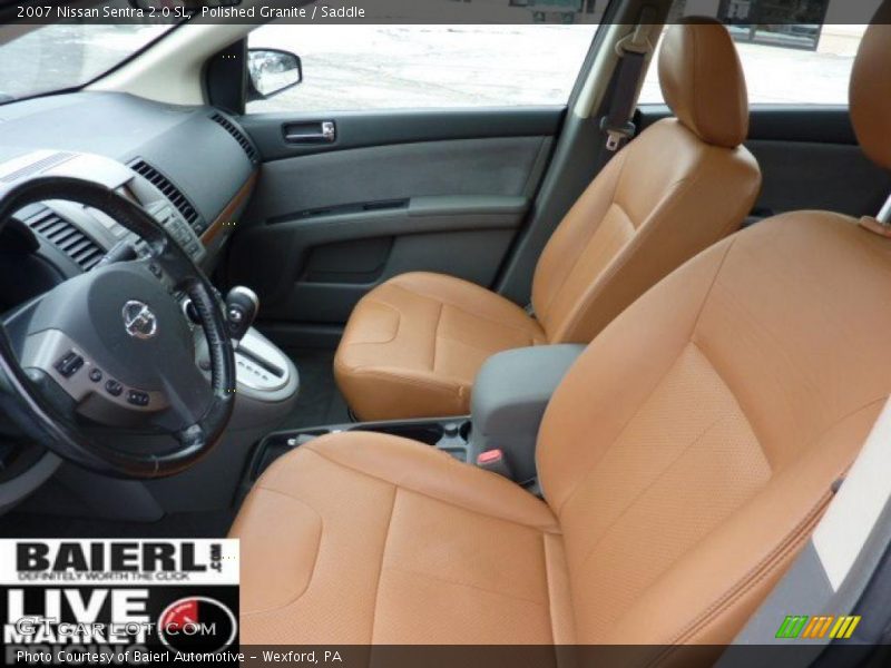 Polished Granite / Saddle 2007 Nissan Sentra 2.0 SL