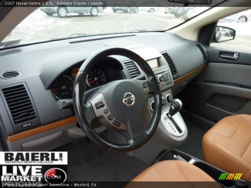 Polished Granite / Saddle 2007 Nissan Sentra 2.0 SL