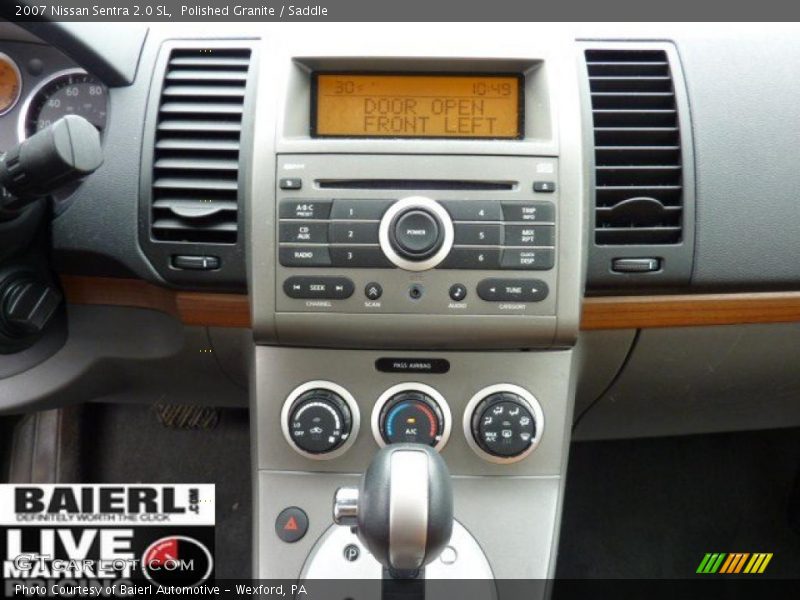Polished Granite / Saddle 2007 Nissan Sentra 2.0 SL