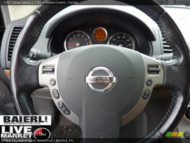 Polished Granite / Saddle 2007 Nissan Sentra 2.0 SL