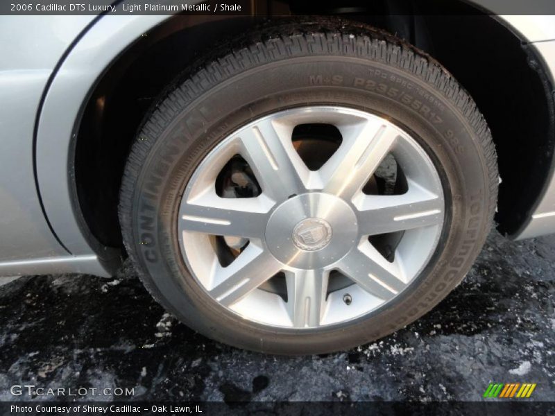 Light Platinum Metallic / Shale 2006 Cadillac DTS Luxury