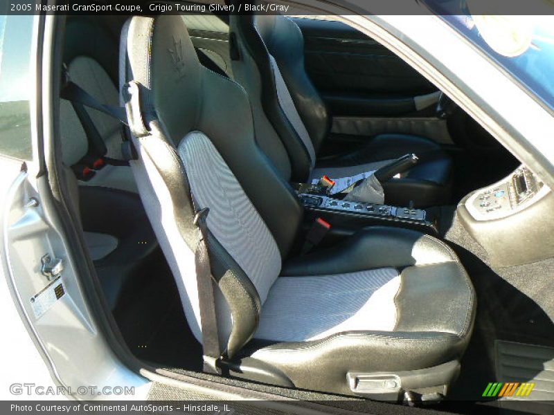 Grigio Touring (Silver) / Black/Gray 2005 Maserati GranSport Coupe