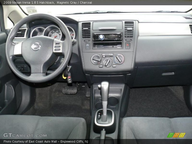 Magnetic Gray / Charcoal 2009 Nissan Versa 1.8 S Hatchback