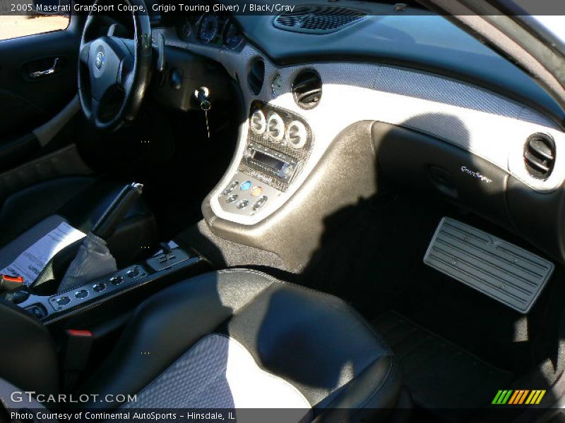 Grigio Touring (Silver) / Black/Gray 2005 Maserati GranSport Coupe