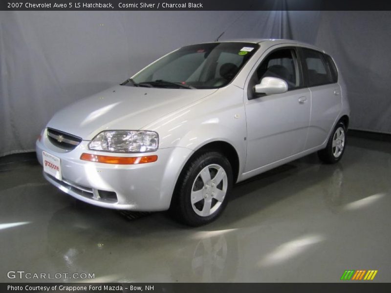 Cosmic Silver / Charcoal Black 2007 Chevrolet Aveo 5 LS Hatchback