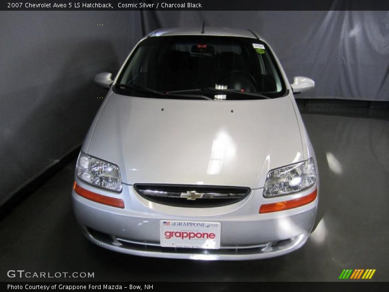Cosmic Silver / Charcoal Black 2007 Chevrolet Aveo 5 LS Hatchback