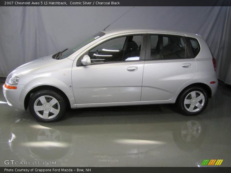 Cosmic Silver / Charcoal Black 2007 Chevrolet Aveo 5 LS Hatchback