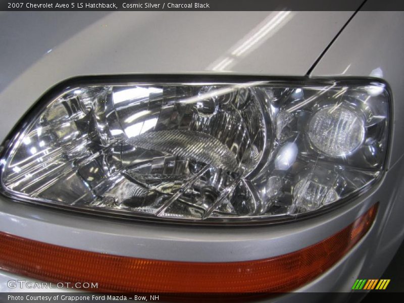 Cosmic Silver / Charcoal Black 2007 Chevrolet Aveo 5 LS Hatchback