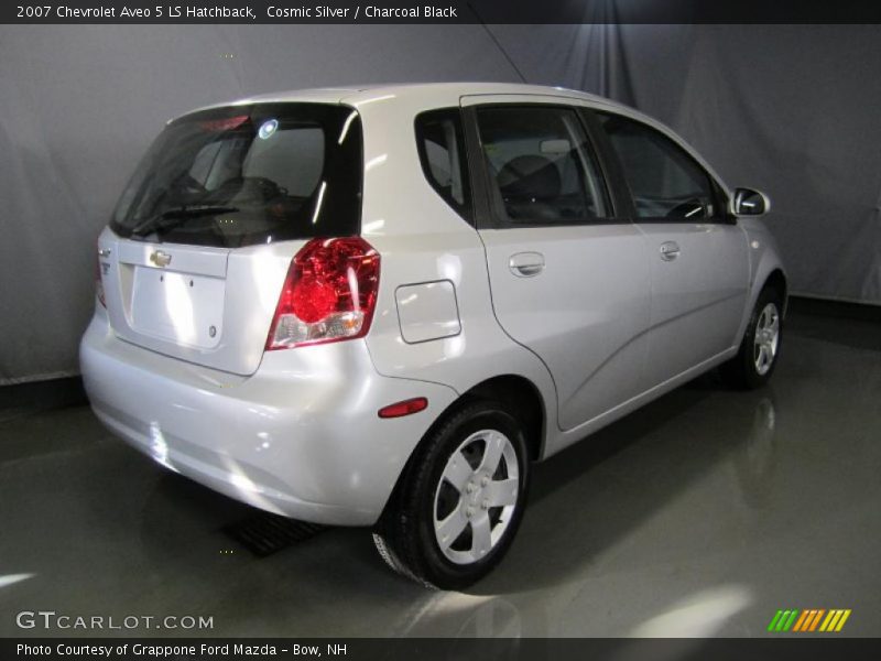Cosmic Silver / Charcoal Black 2007 Chevrolet Aveo 5 LS Hatchback