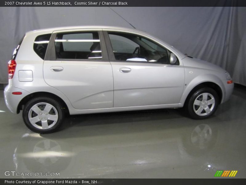 Cosmic Silver / Charcoal Black 2007 Chevrolet Aveo 5 LS Hatchback