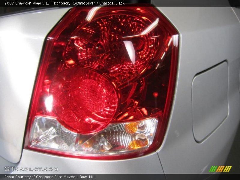 Cosmic Silver / Charcoal Black 2007 Chevrolet Aveo 5 LS Hatchback
