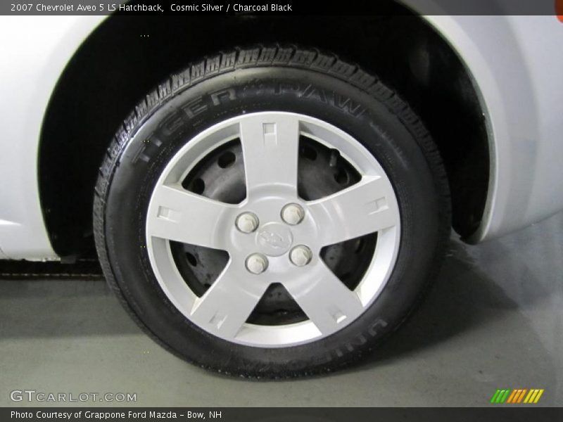 Cosmic Silver / Charcoal Black 2007 Chevrolet Aveo 5 LS Hatchback