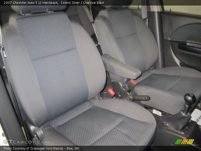 Cosmic Silver / Charcoal Black 2007 Chevrolet Aveo 5 LS Hatchback