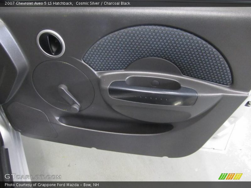 Cosmic Silver / Charcoal Black 2007 Chevrolet Aveo 5 LS Hatchback