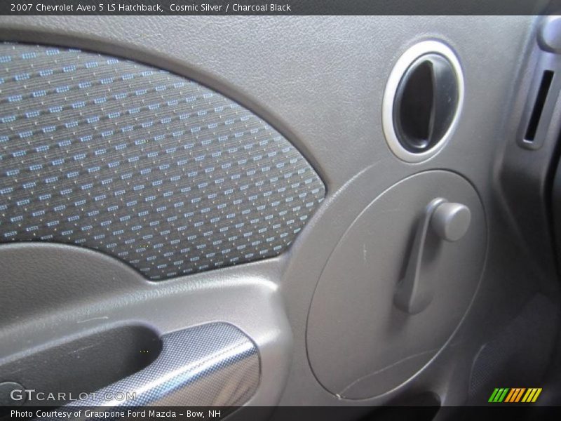 Cosmic Silver / Charcoal Black 2007 Chevrolet Aveo 5 LS Hatchback