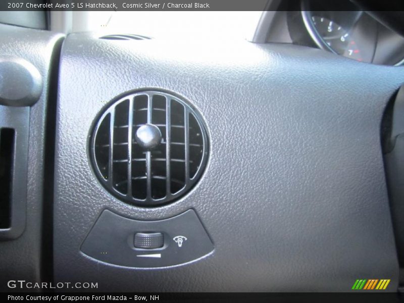 Cosmic Silver / Charcoal Black 2007 Chevrolet Aveo 5 LS Hatchback