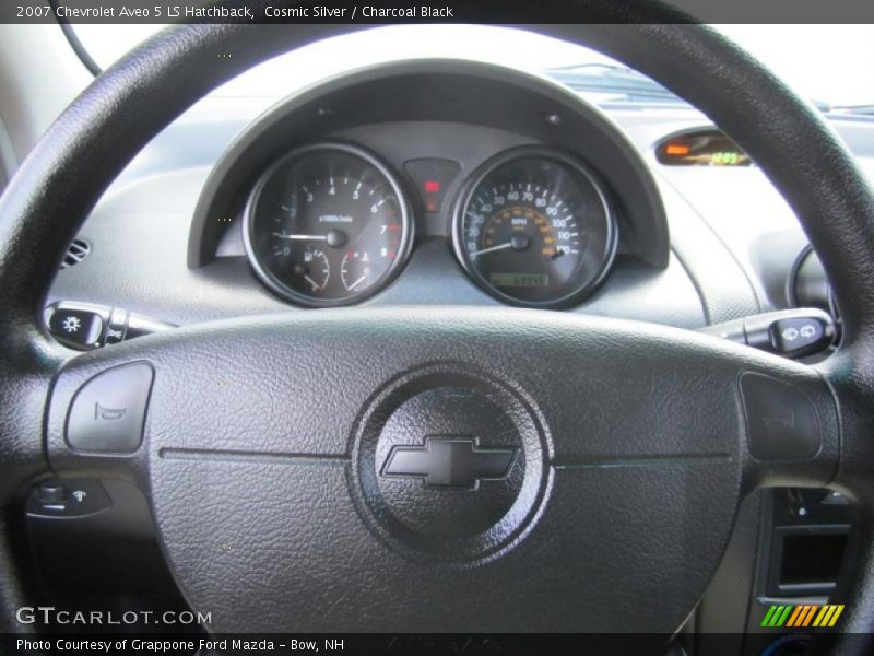 Cosmic Silver / Charcoal Black 2007 Chevrolet Aveo 5 LS Hatchback