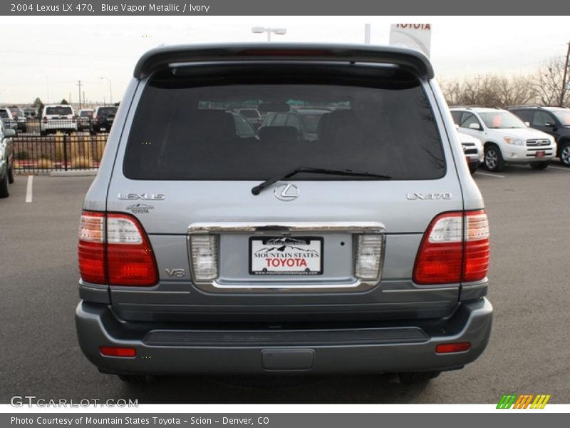 Blue Vapor Metallic / Ivory 2004 Lexus LX 470
