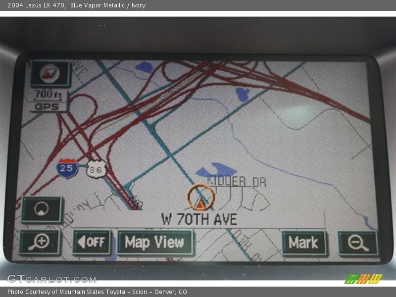 Navigation of 2004 LX 470