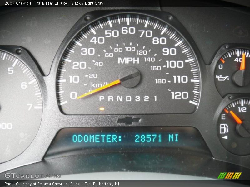 Black / Light Gray 2007 Chevrolet TrailBlazer LT 4x4