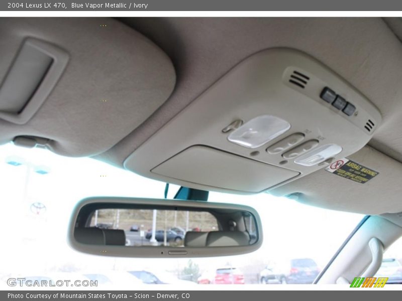 Blue Vapor Metallic / Ivory 2004 Lexus LX 470