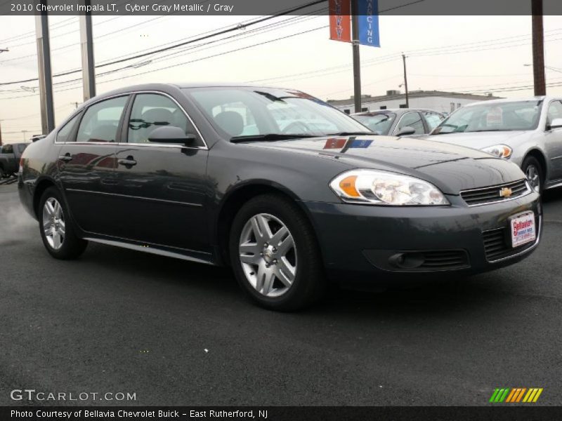 Cyber Gray Metallic / Gray 2010 Chevrolet Impala LT