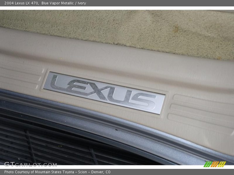 Blue Vapor Metallic / Ivory 2004 Lexus LX 470