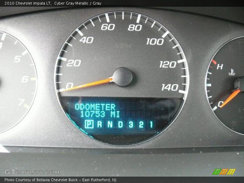 Cyber Gray Metallic / Gray 2010 Chevrolet Impala LT