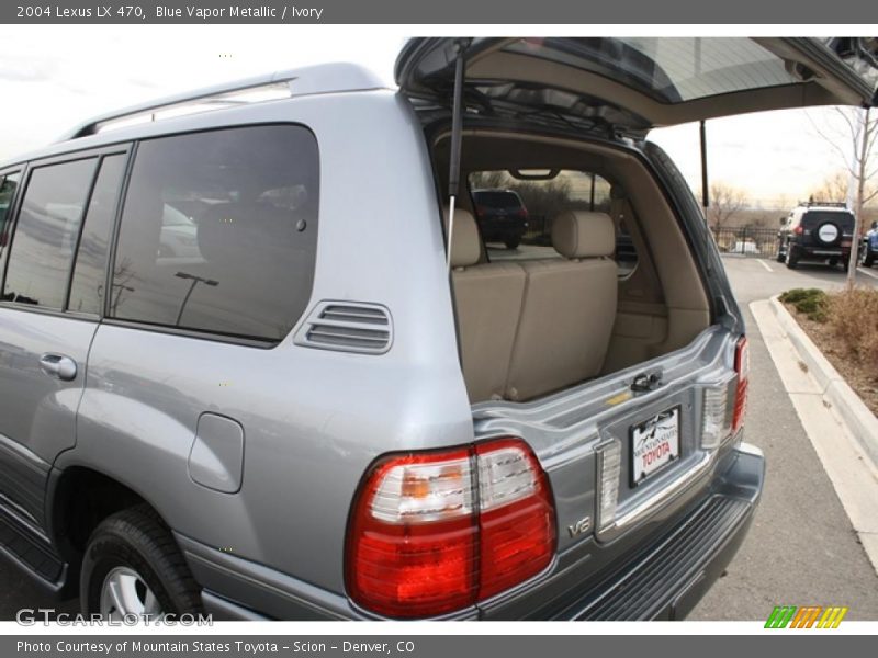 Blue Vapor Metallic / Ivory 2004 Lexus LX 470