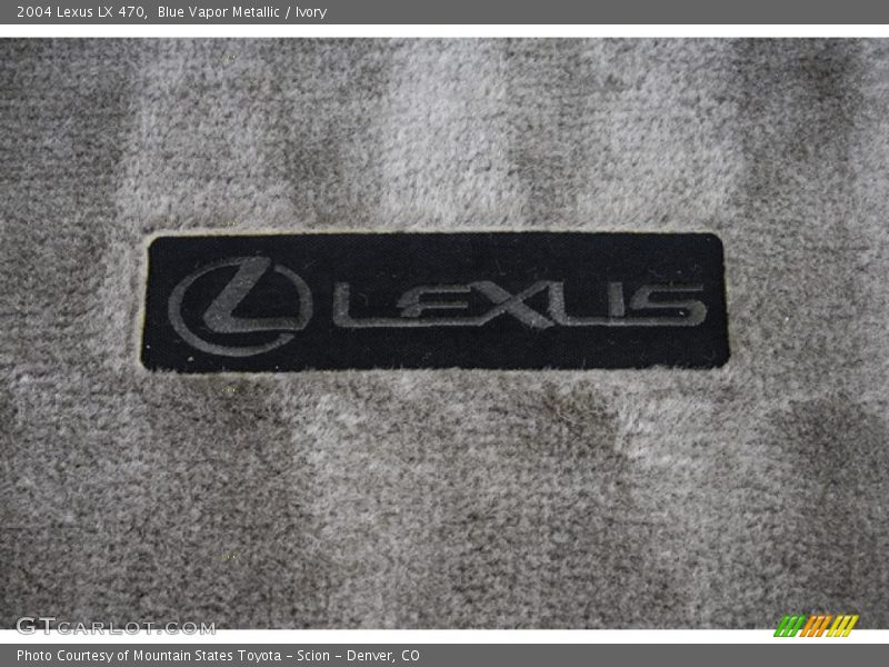 Blue Vapor Metallic / Ivory 2004 Lexus LX 470