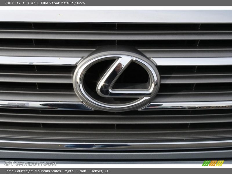 Blue Vapor Metallic / Ivory 2004 Lexus LX 470