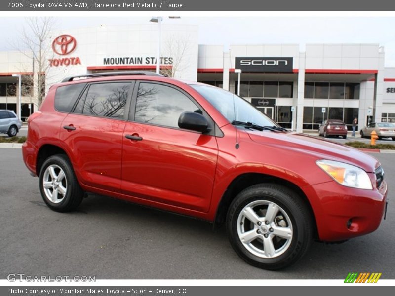 Barcelona Red Metallic / Taupe 2006 Toyota RAV4 V6 4WD