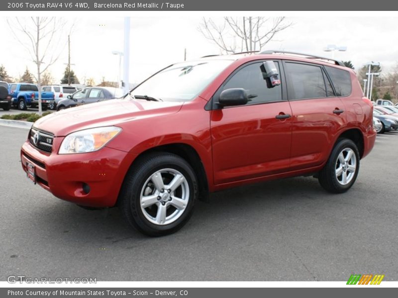 Barcelona Red Metallic / Taupe 2006 Toyota RAV4 V6 4WD